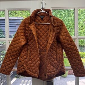 Athleta Whisper Featherless Jacket in Rich Gold Color